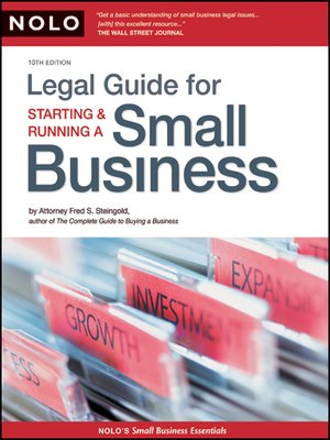 cover image of Legal Guide for Starting & Running a Small Business